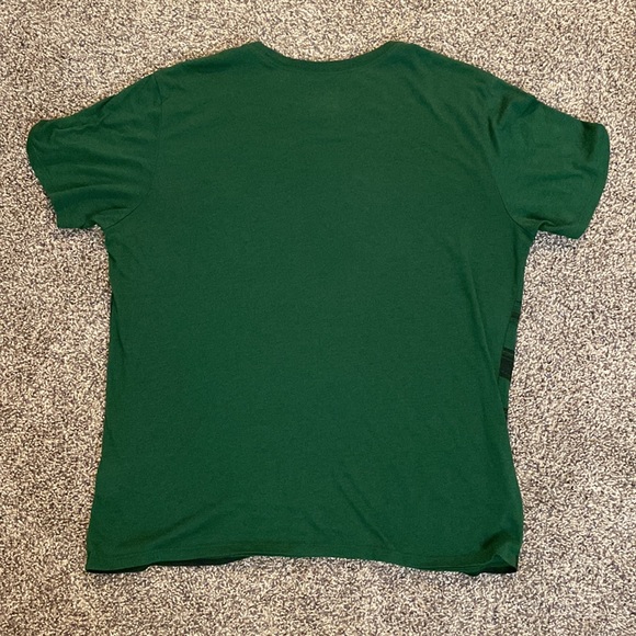 Green Nike Striped Shirt Large - Picture 4 of 4